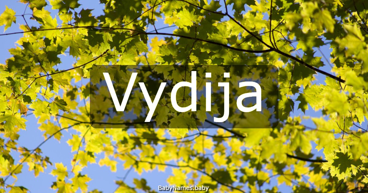 Vydija