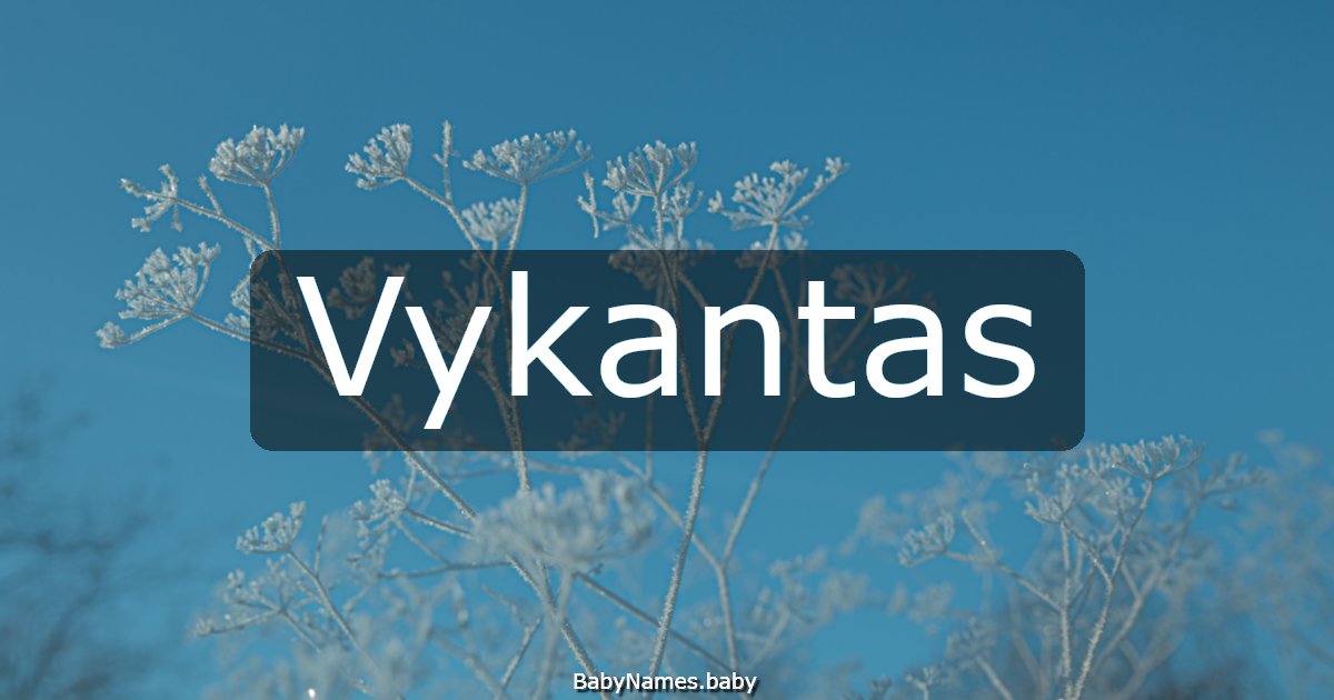 Vykantas