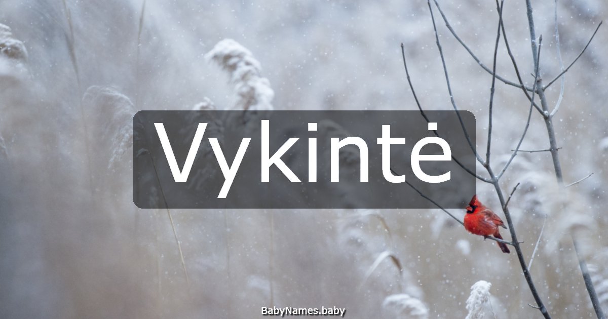Vykintė