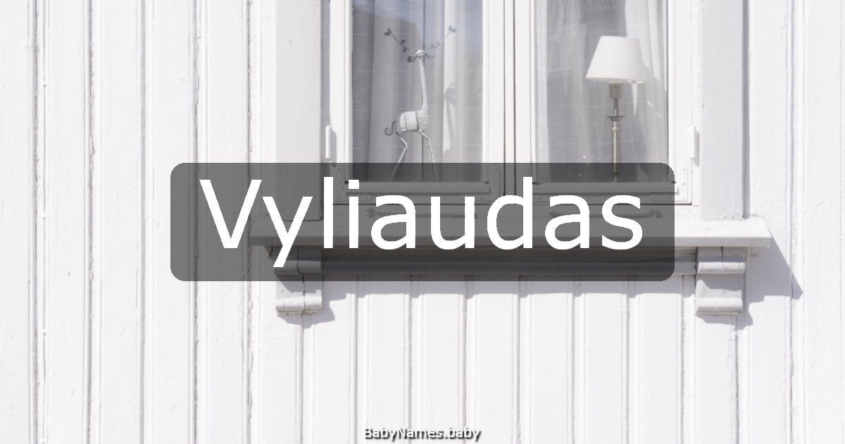 Vyliaudas