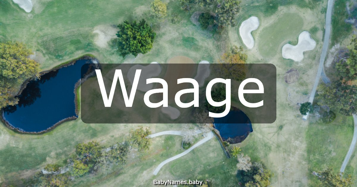 Waage
