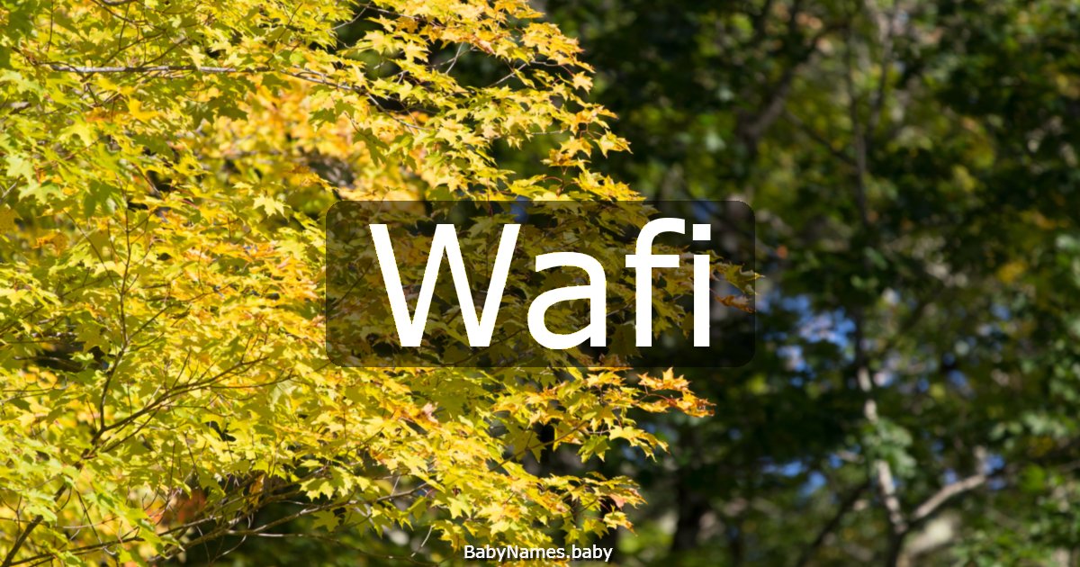 Wafi