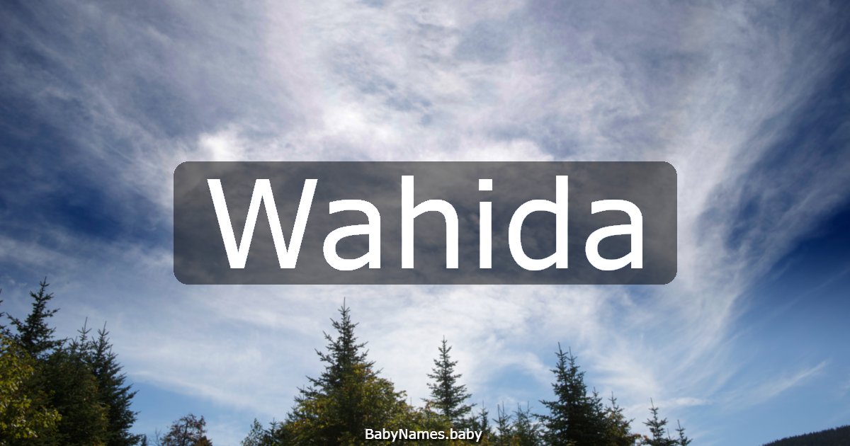 Wahida