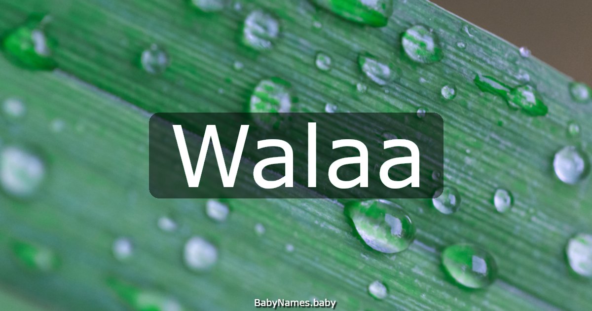 Walaa