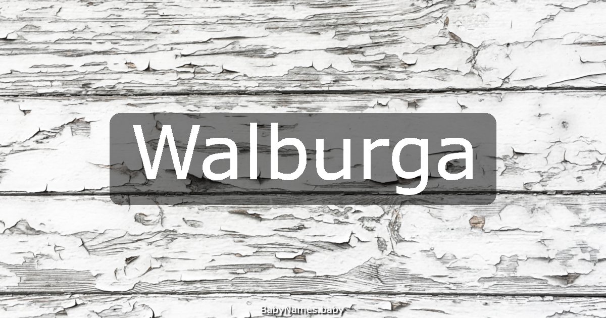 Walburga