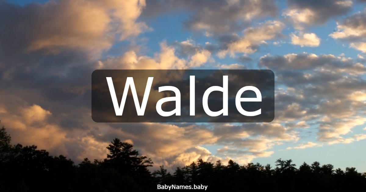 Walde