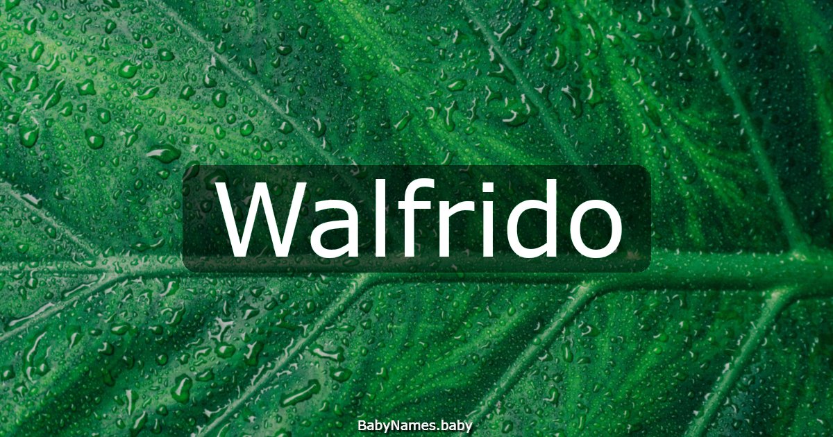Walfrido