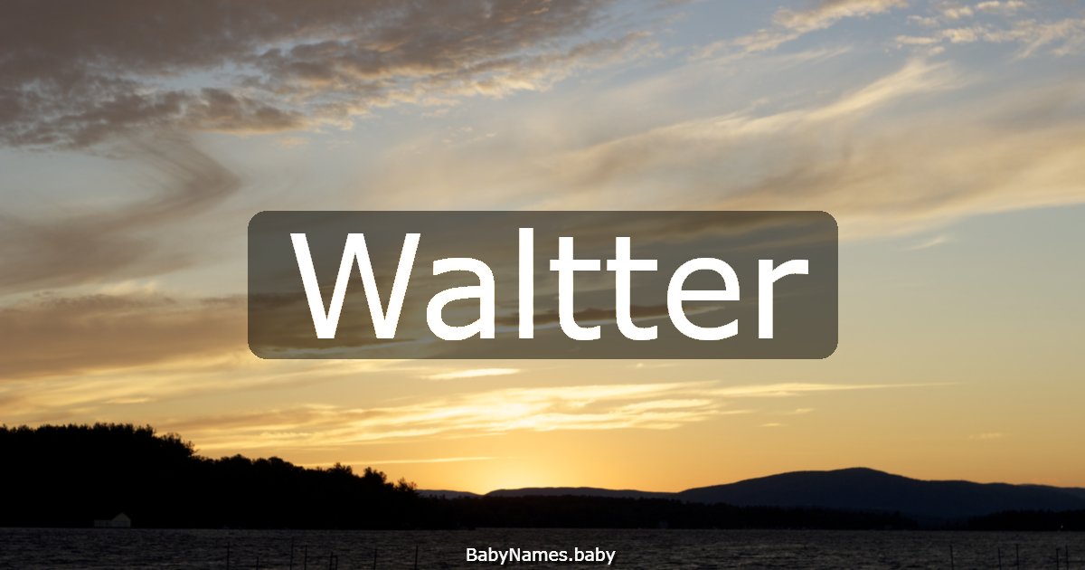 Waltter