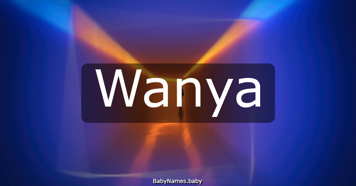 Wanya