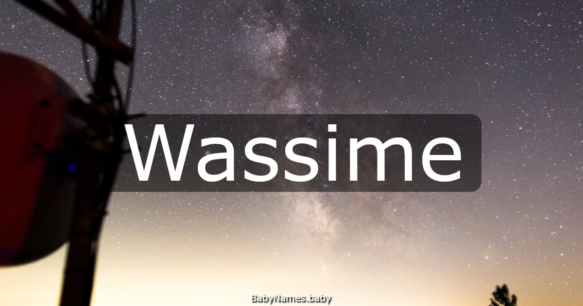 Wassime