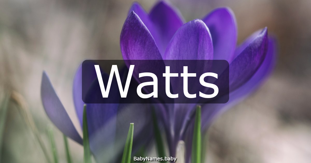 Watts