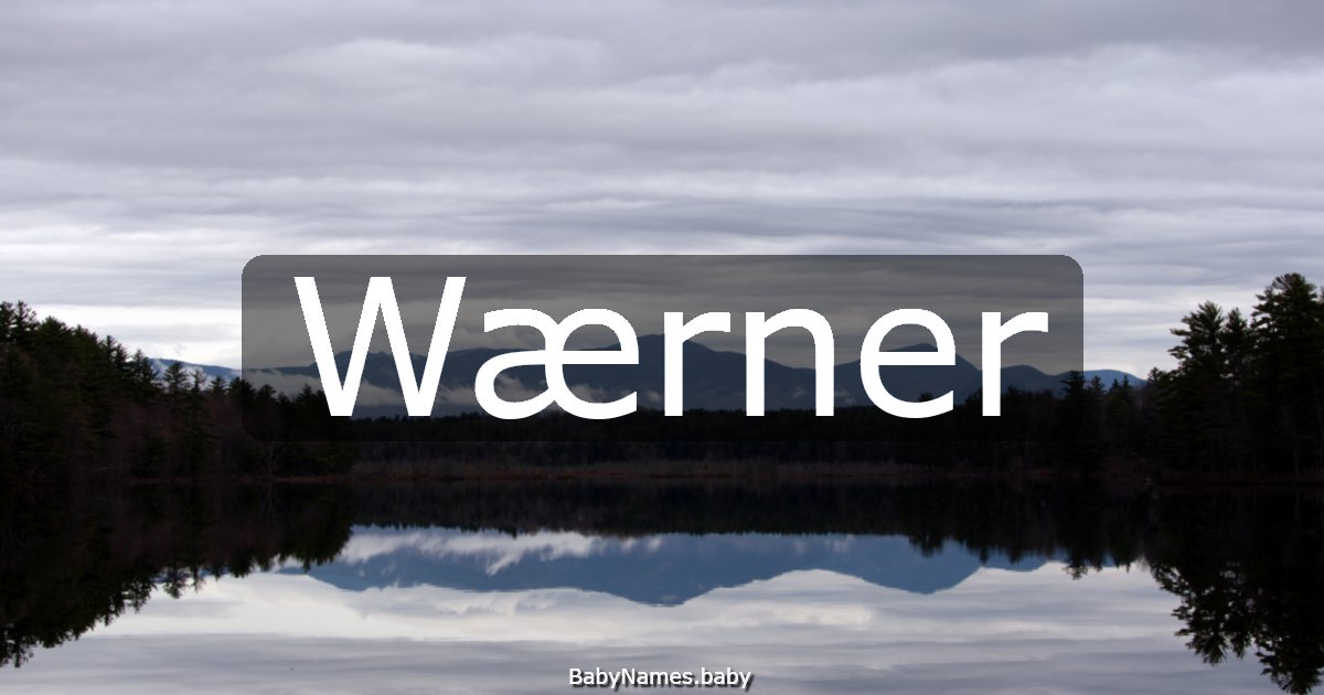 Wærner