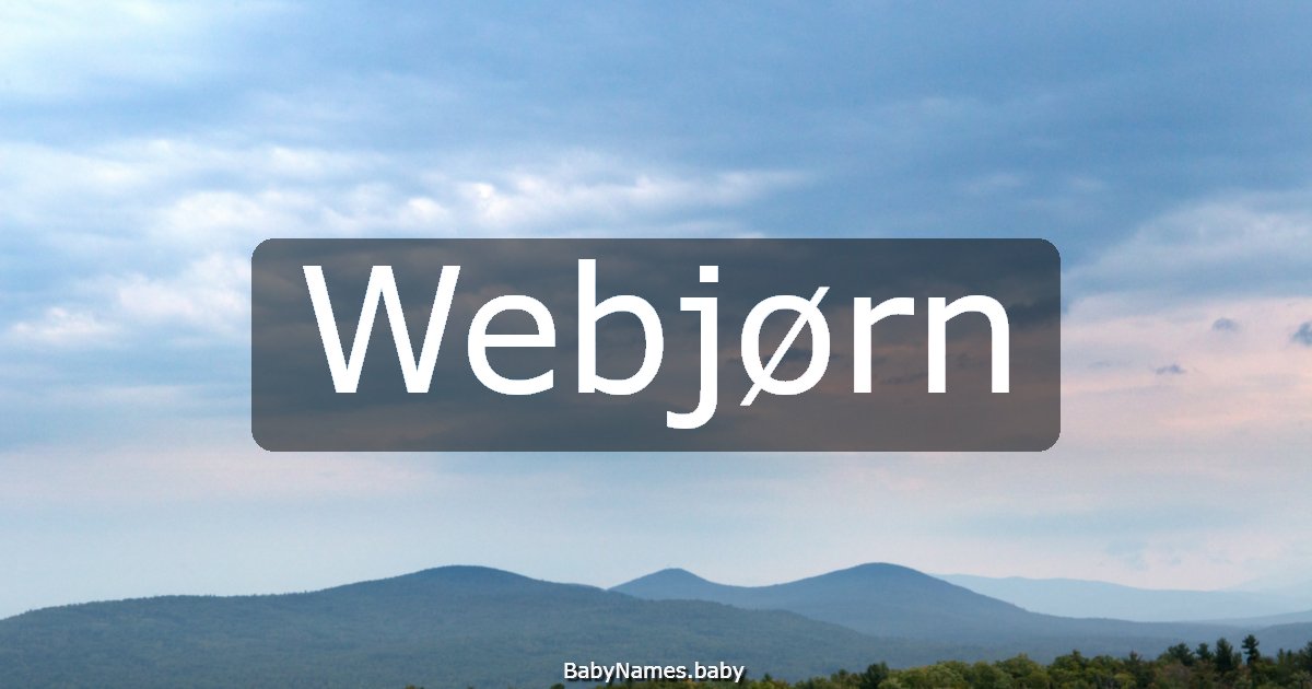 Webjørn