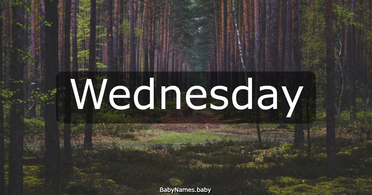 Wednesday