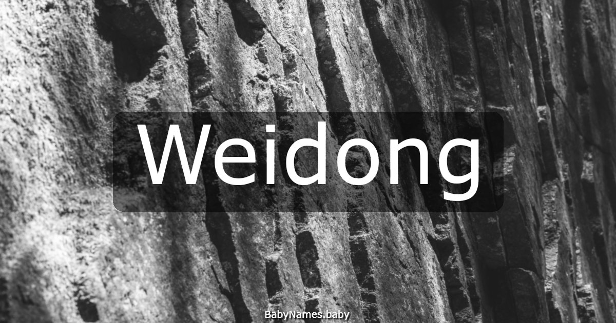 Weidong