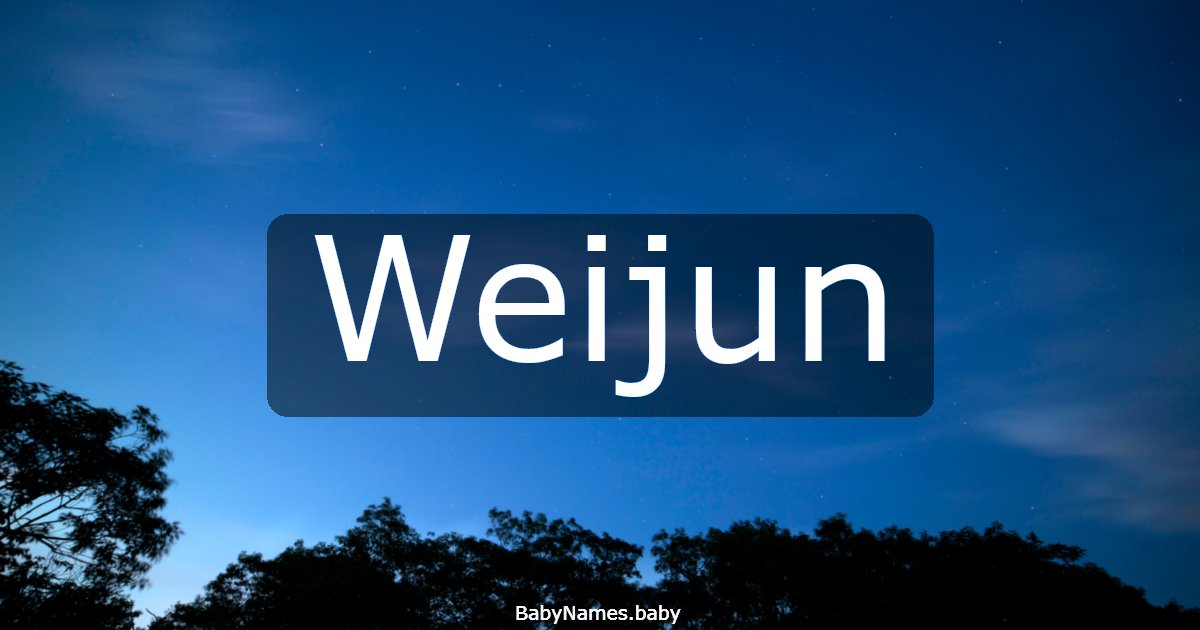 Weijun