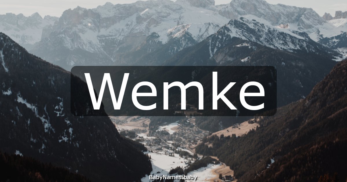 Wemke