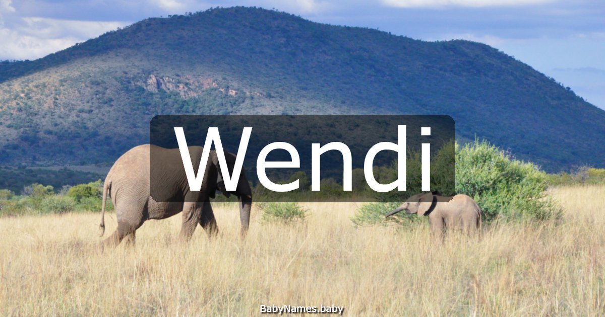 Wendi