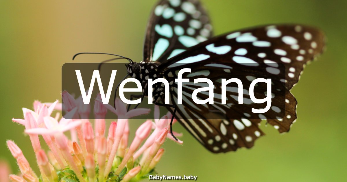 Wenfang