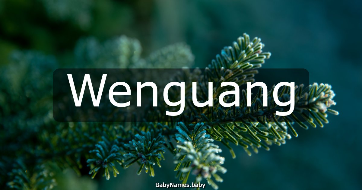Wenguang