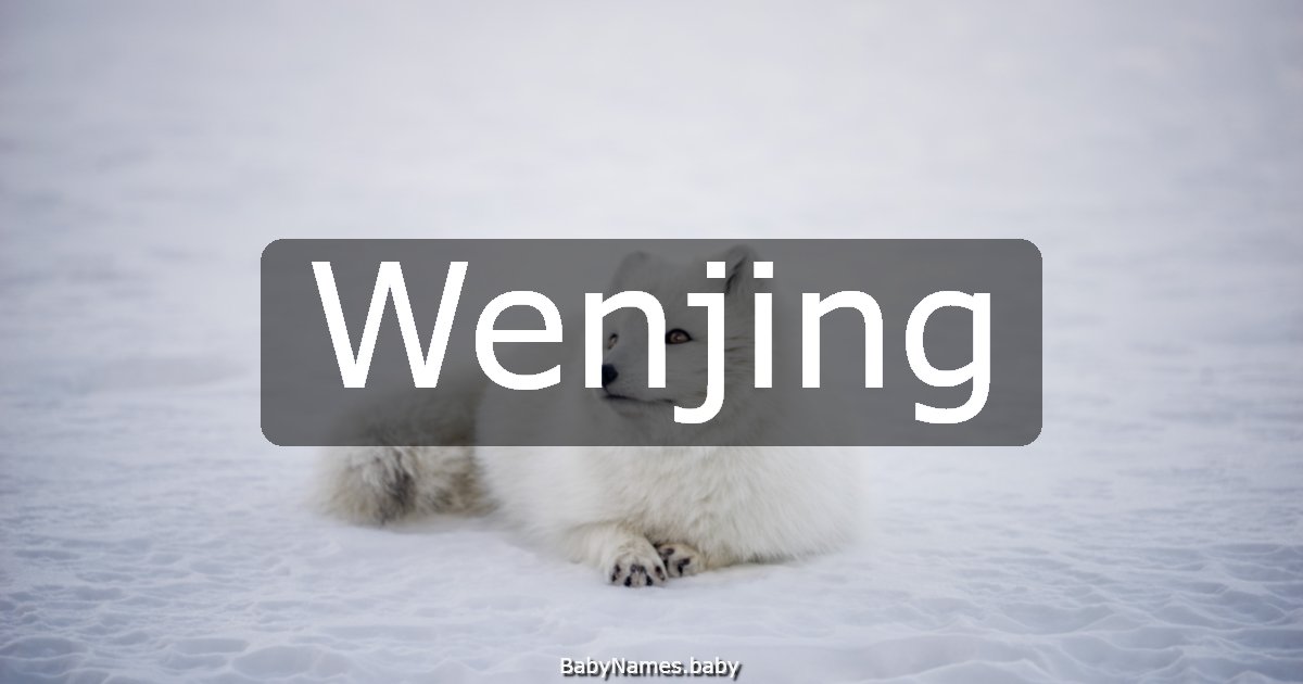 Wenjing