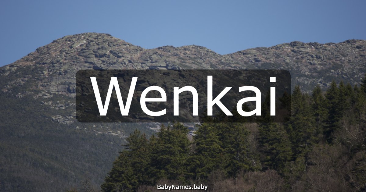 Wenkai