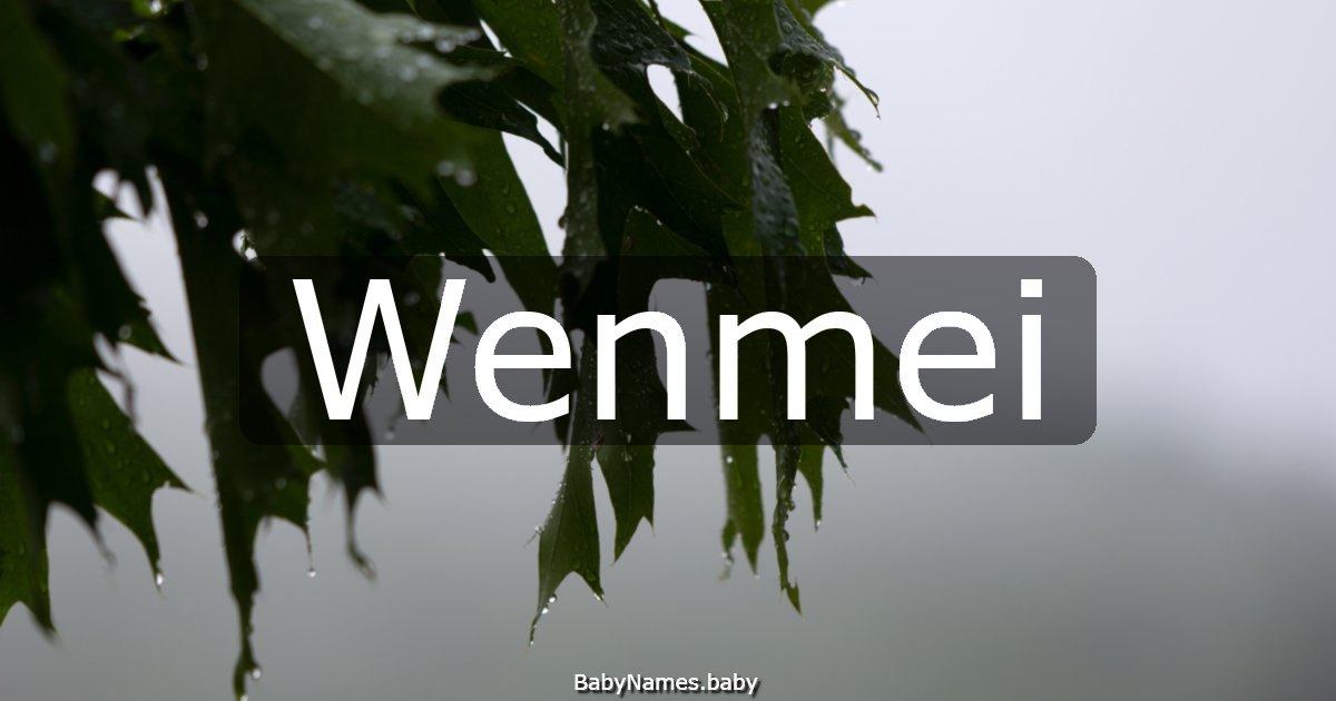 Wenmei