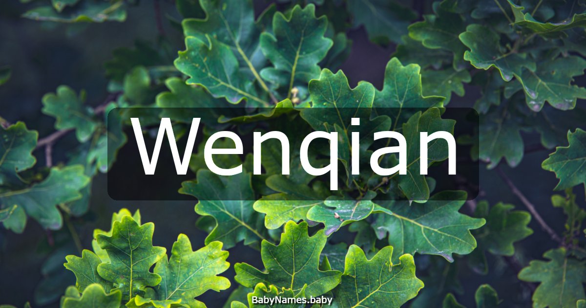 Wenqian