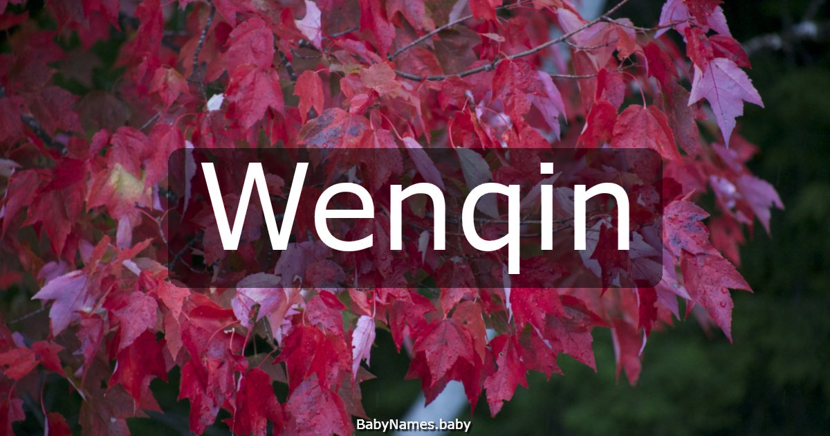 Wenqin