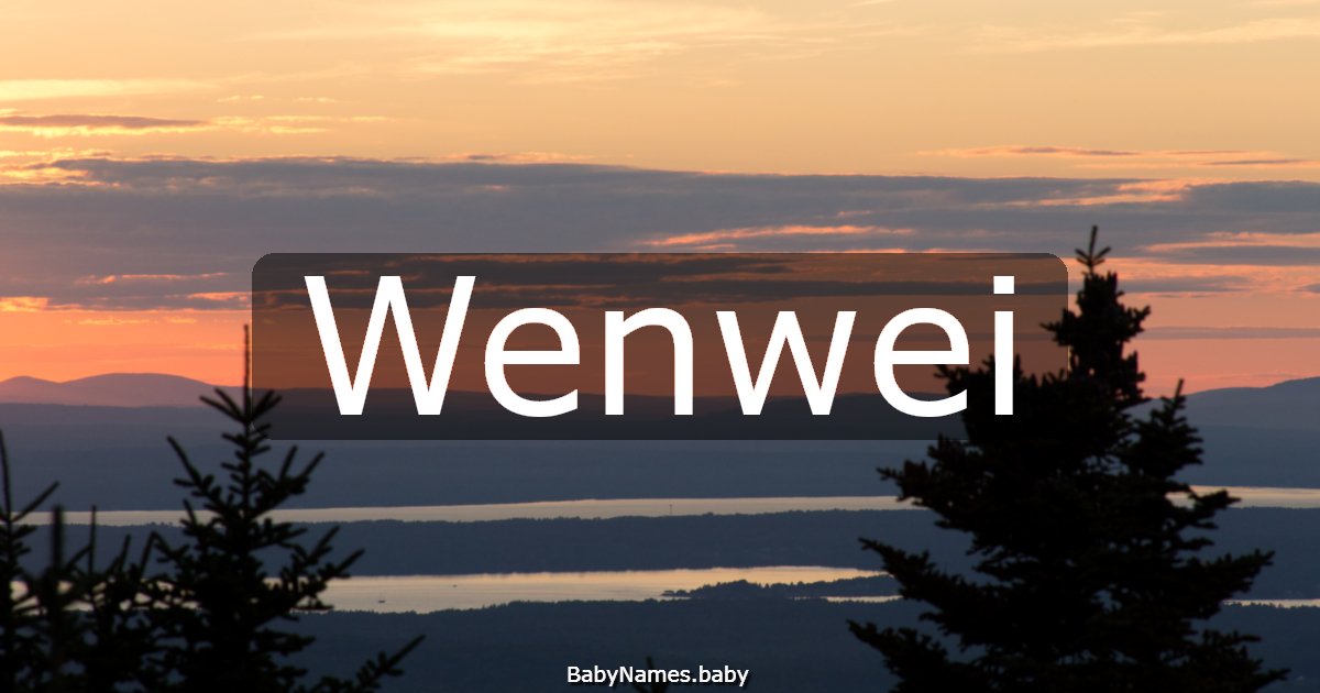 Wenwei