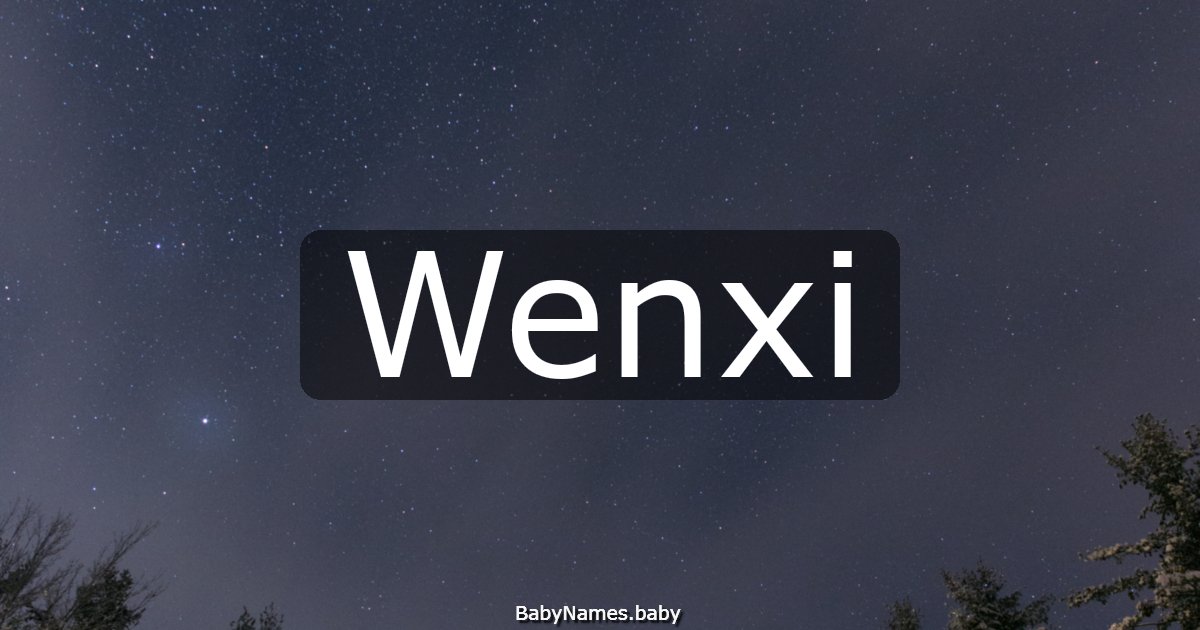 Wenxi