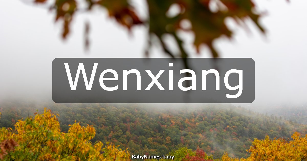 Wenxiang