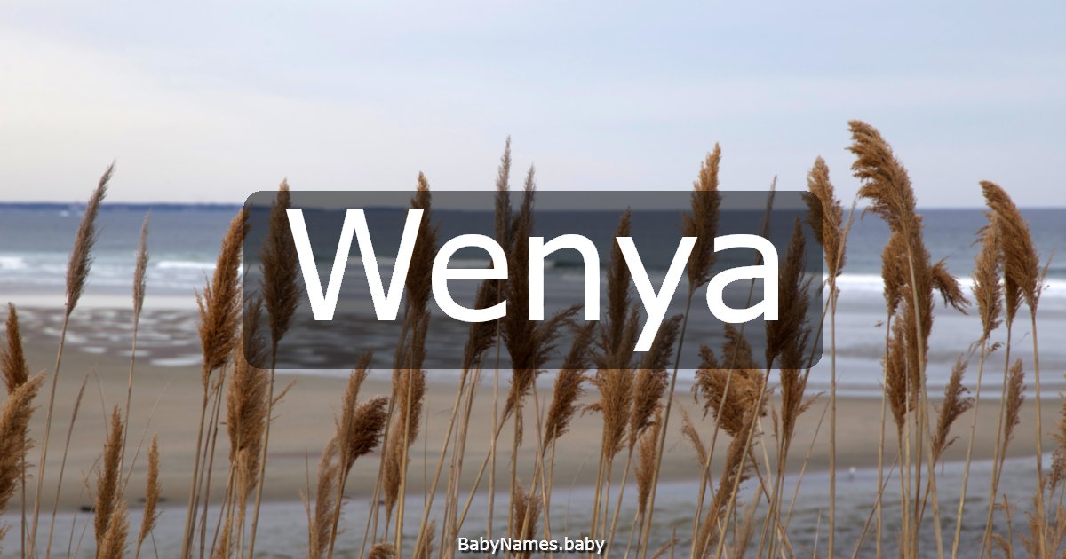 Wenya
