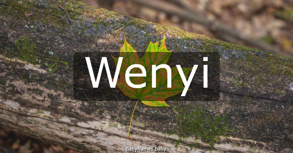 Wenyi