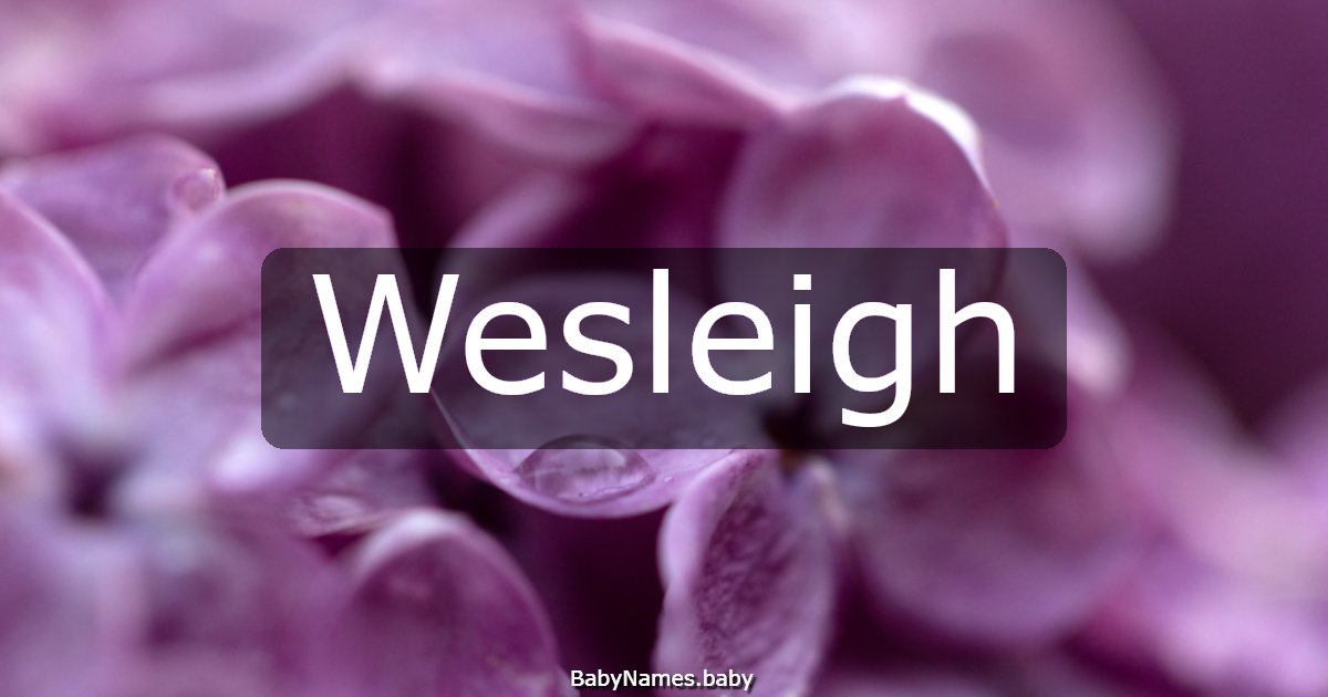 Wesleigh