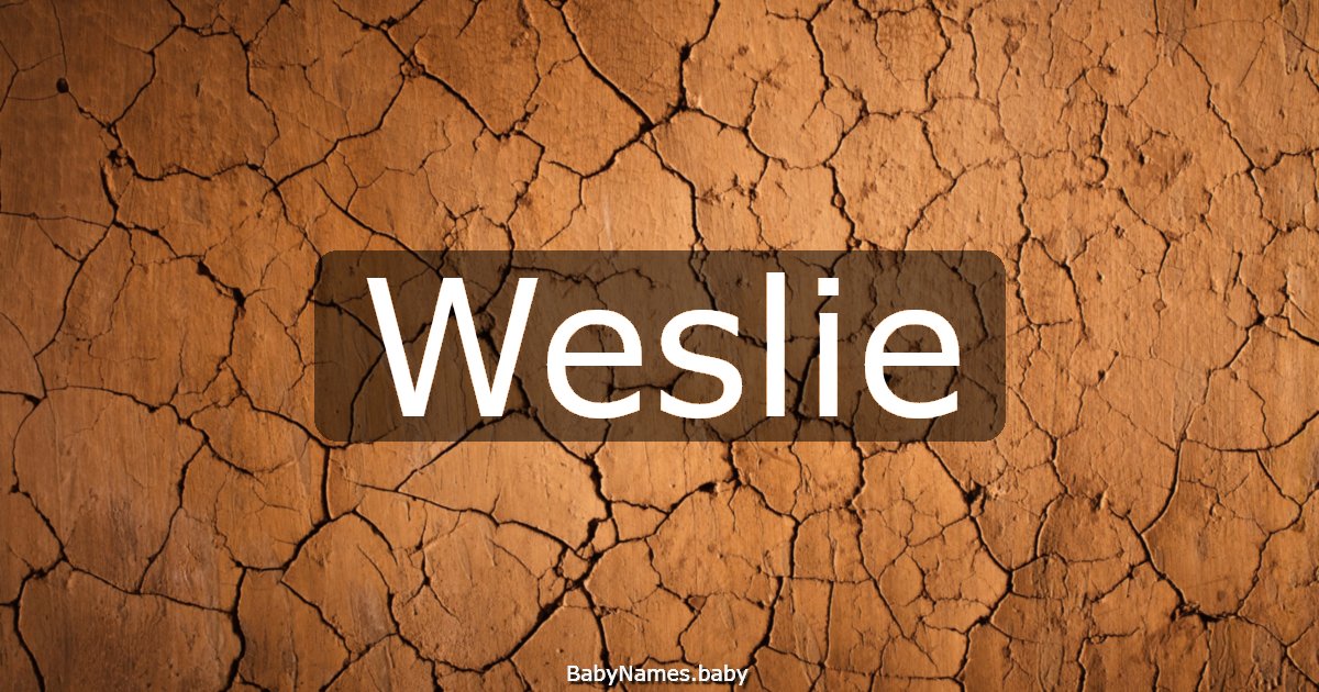 Weslie