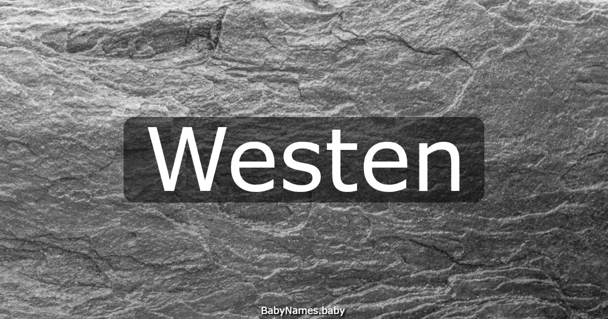 Westen
