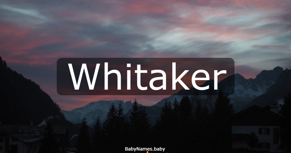 Whitaker