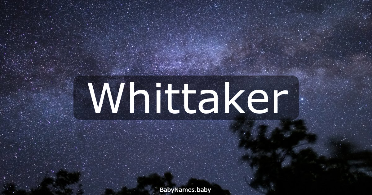Whittaker