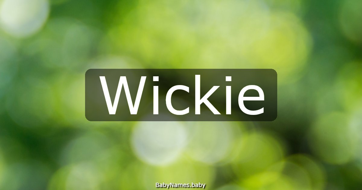 Wickie