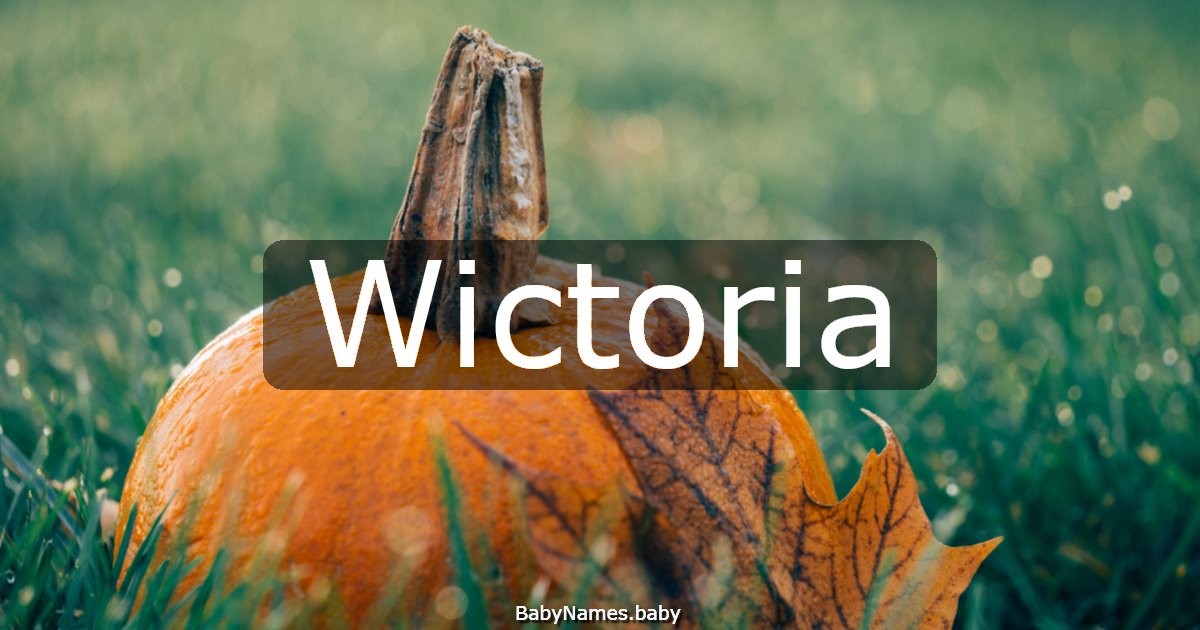 Wictoria