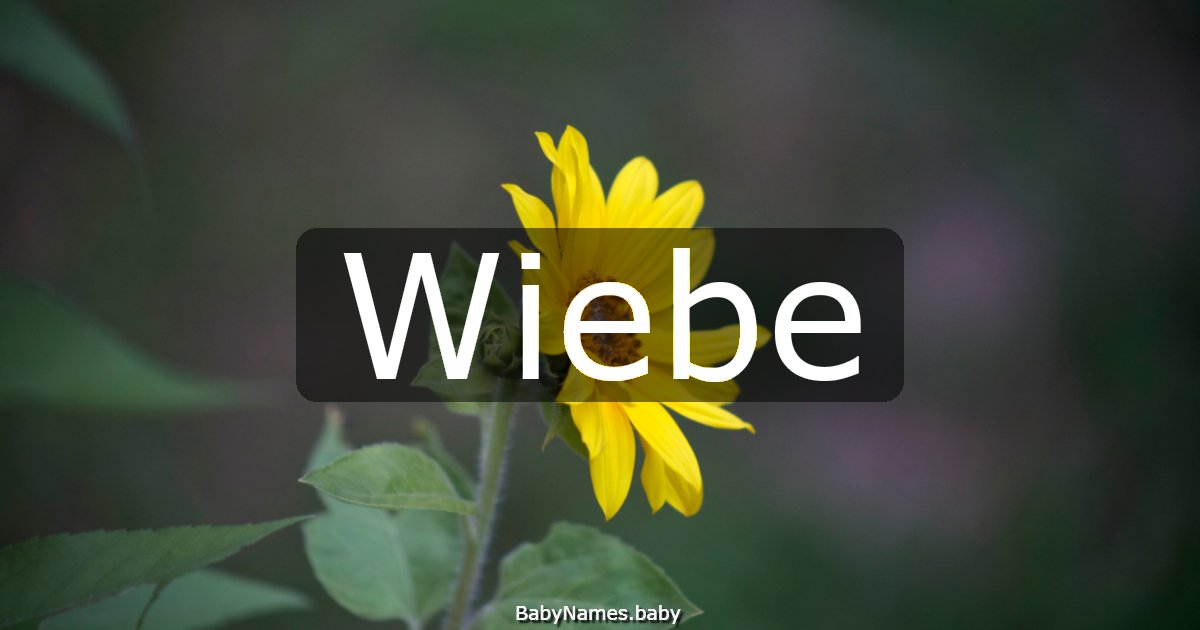 Wiebe