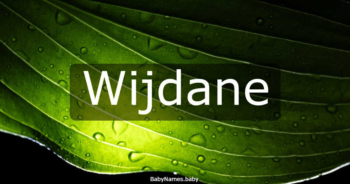 Wijdane