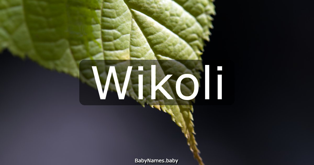 Wikoli