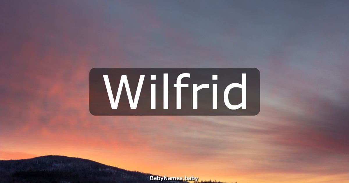 Wilfrid