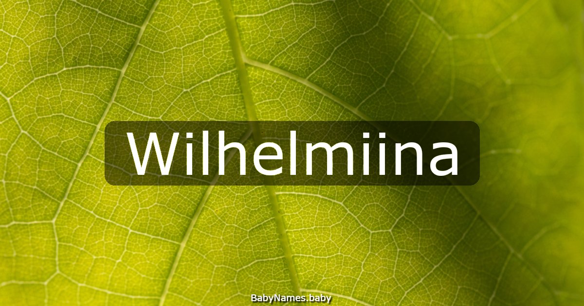 Wilhelmiina