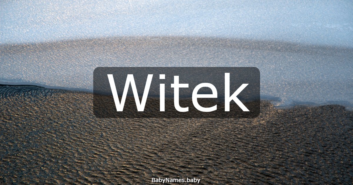 Witek