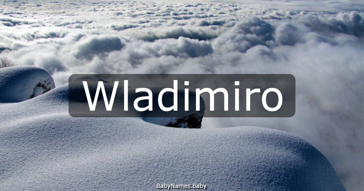 Wladimiro