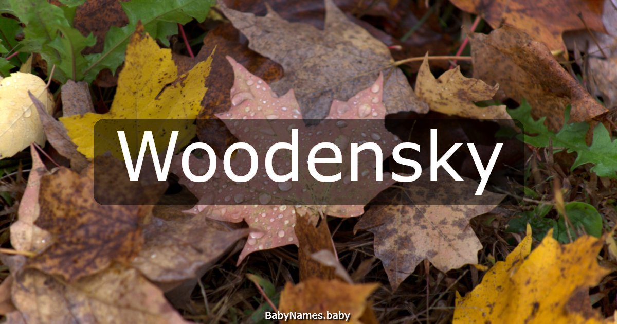 Woodensky