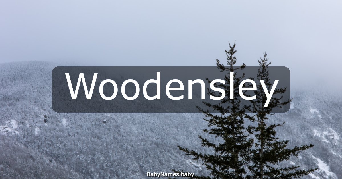 Woodensley